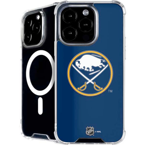 NHL Buffalo Sabres Solid Background iPhone 16 Pro MagSafe Case